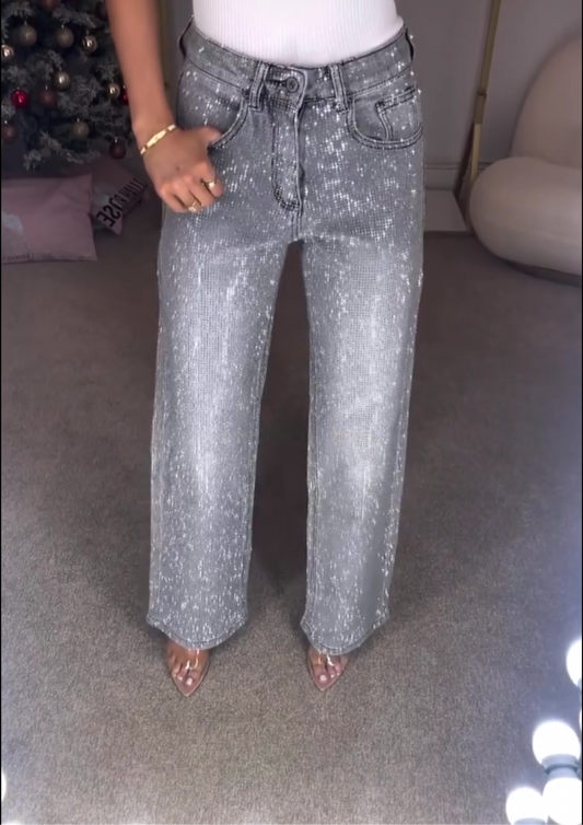 Disco Drape sequence Denim