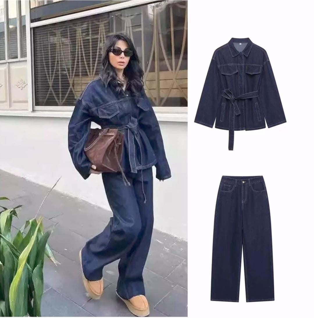 Elsa Denim co-ord set