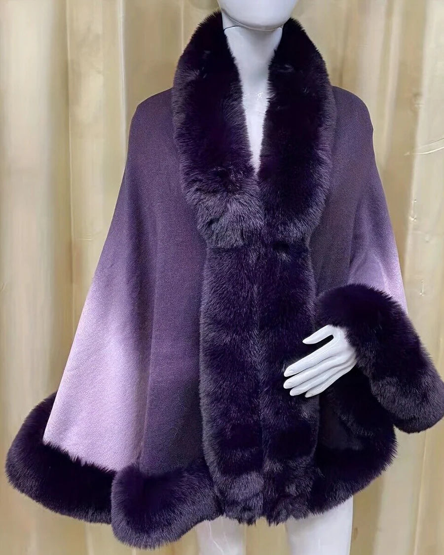 Juliette Faux Fur Shawl