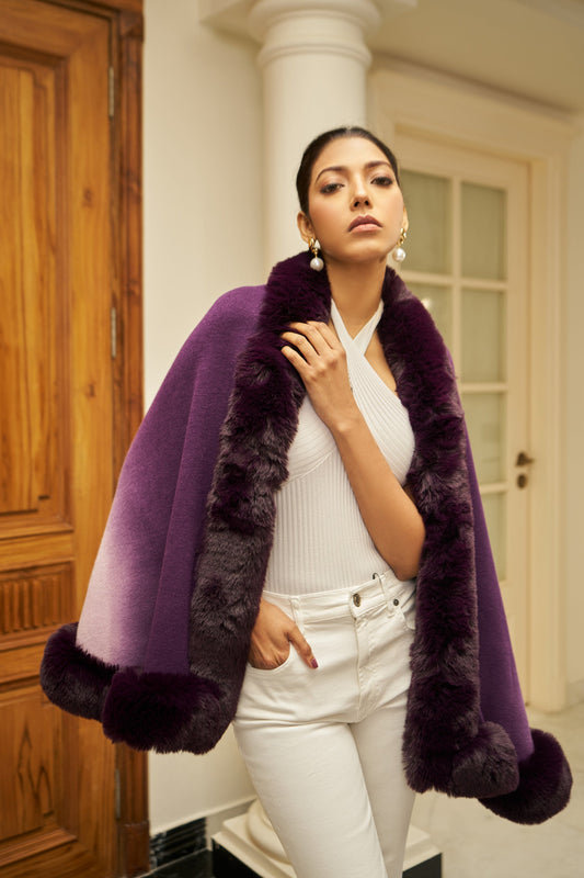 Juliette Faux Fur Shawl