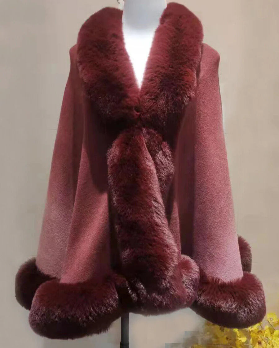 Juliette Faux Fur Shawl