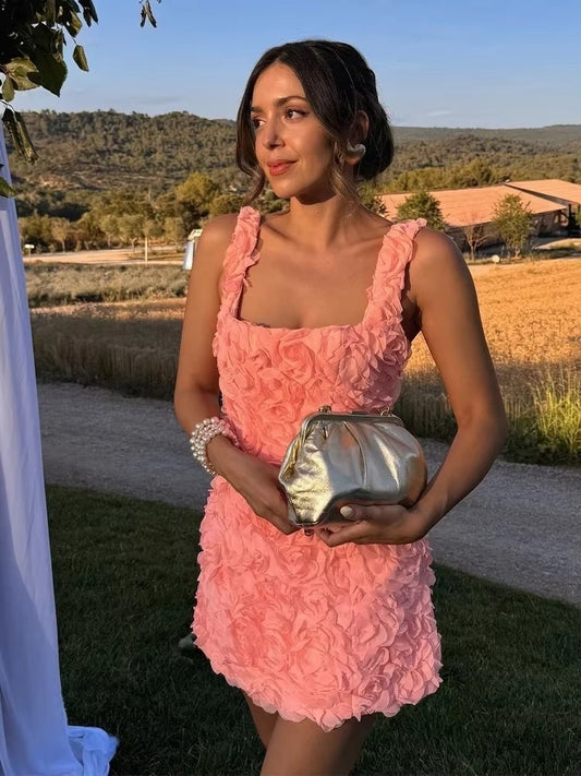 Rosy Romance Midi Dress