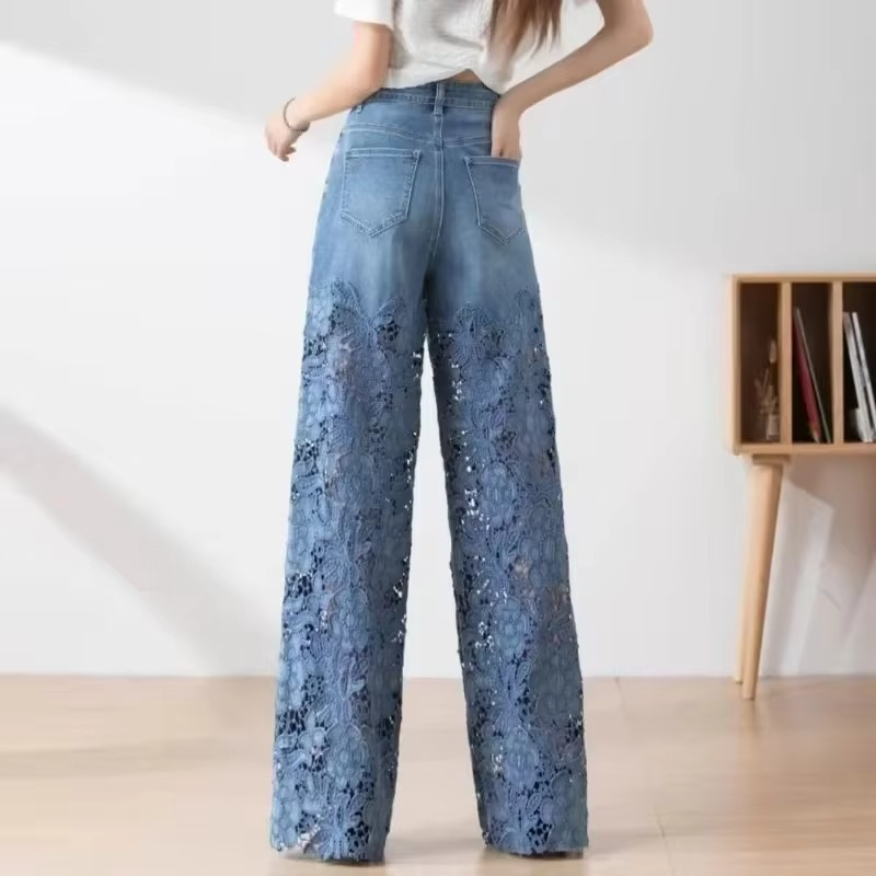 Blue Blossom Lace Jean's