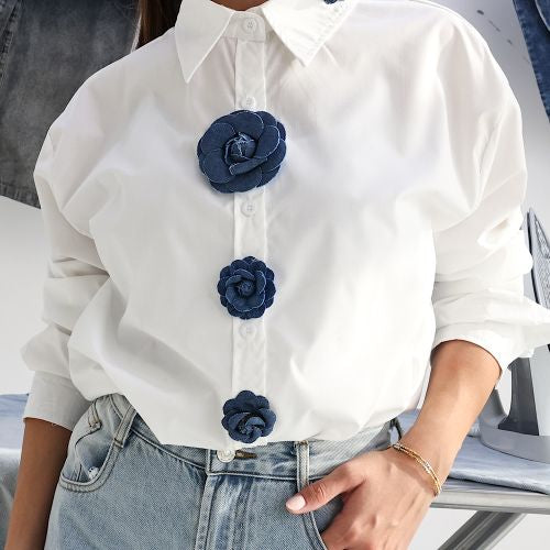 Denim Rose shirt