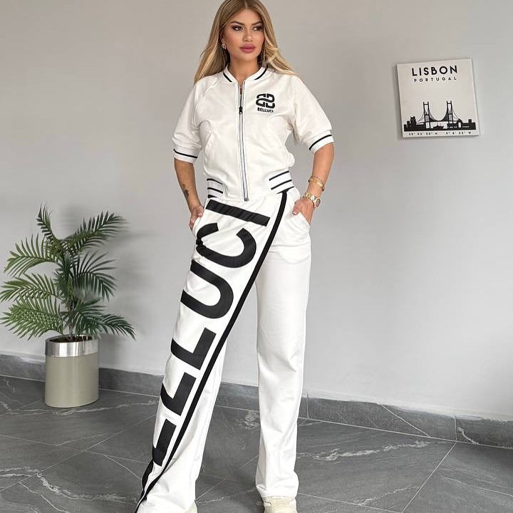 Barrie printed jogger set