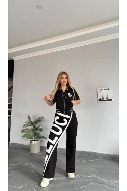 Barrie printed jogger set